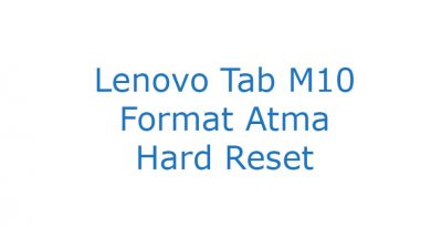 Lenovo Tab M10 Format Atma Hard Reset
