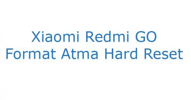 Xiaomi Redmi GO Format Atma Hard Reset