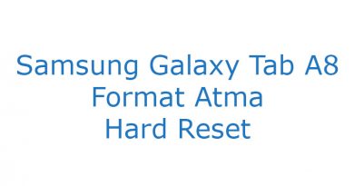 Samsung Galaxy Tab A 8 Format Atma Hard Reset