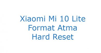 Xiaomi Mi 10 Lite Format Atma Hard Reset